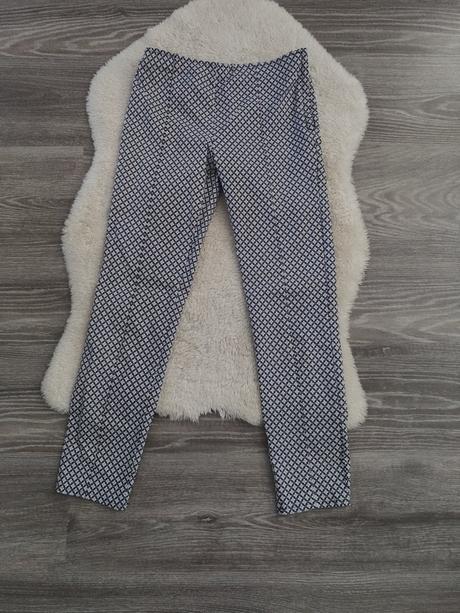 Vzorované office nohavice s vysokým pásom, atmosphere,s