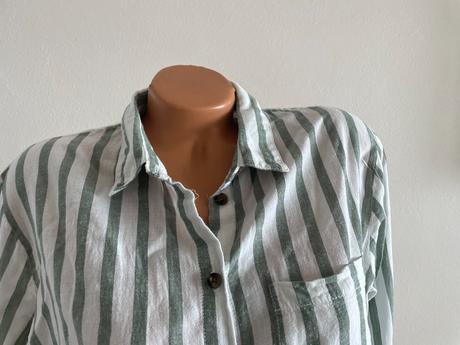 Bavlnená pásikavá košeľa, xxl, xxl