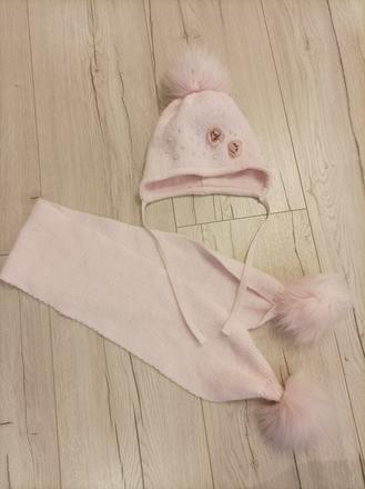 Suprava čiapka a šál 2-5rokov, ajs,104