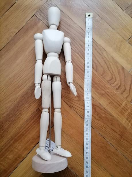 Kľbová drevená dekorácia - 32cm, 