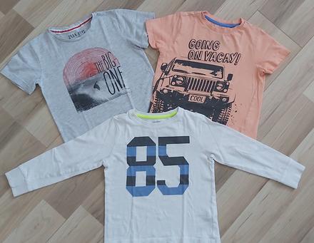 Tričká 3 ks, f&f,116