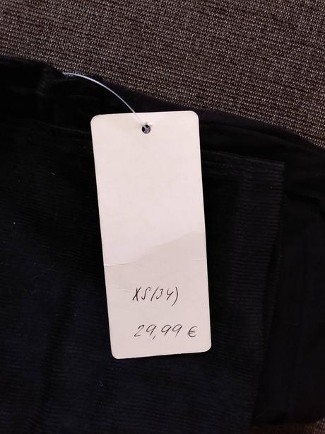 Tehotenské menčestrové nohavice, xs