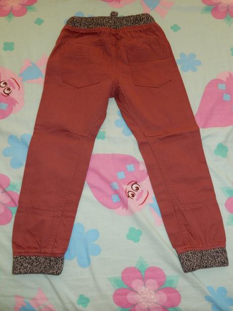 Bordové nohavice, f&f,122