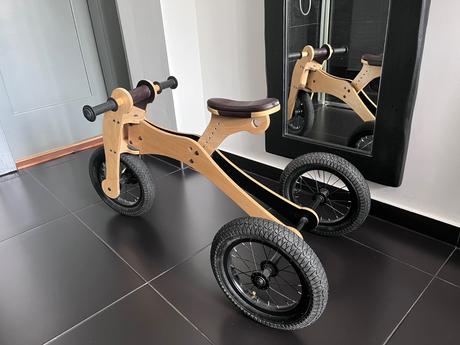 Trybike drevené odrazadlo, 