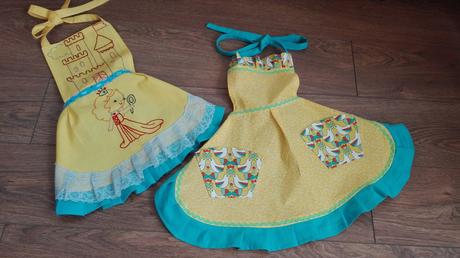 Detská zástera-holubičky, 