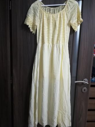Šaty žlté, 