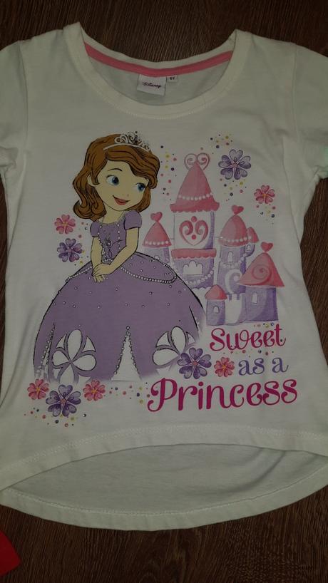 Tričko disney + tunika "jahoda" v.116/122, disney,116