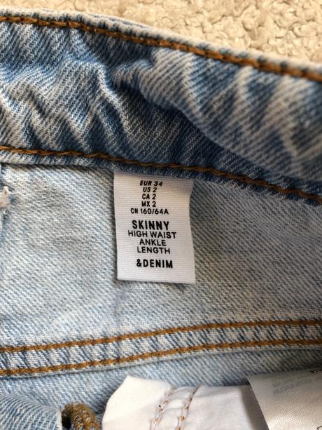 Rifle h&m - eu 34/158/164 -super stav, h&m,34