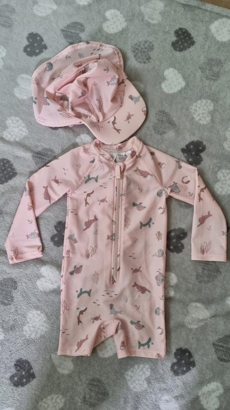 Plavkový overal, h&m,74