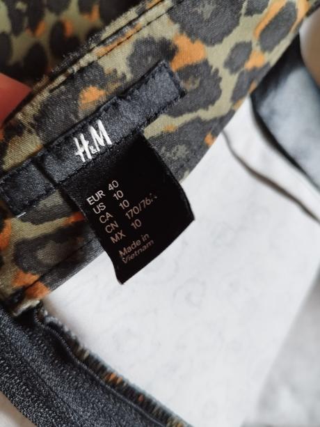 Extravagantná sukňa, h&m,l
