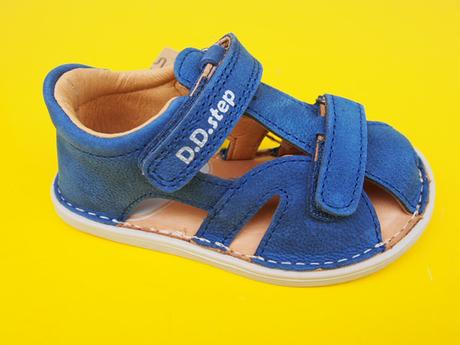 Detské kožené barefoot sandálky ddstep, d.d.step,20 - 31