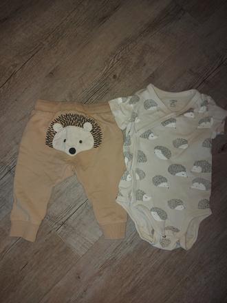 Súprava lindex rastuce body+teplaky, lindex,62