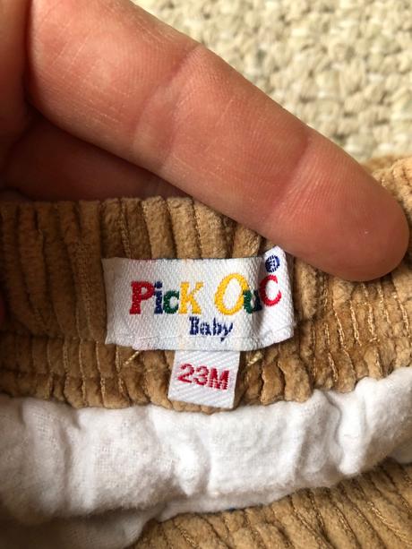 Menčestrové podšité nohavice, 92