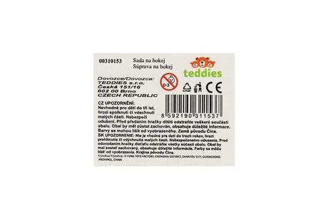 Teddies hokejky s loptičkou a pukom 92cm, 