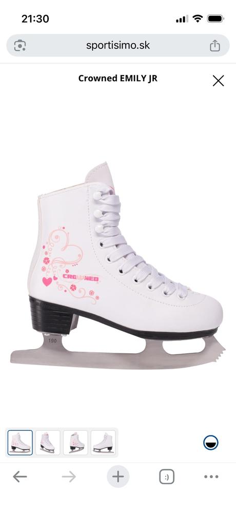 Detske korčule, crowned,34
