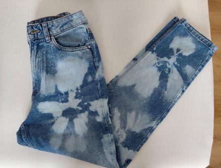 Batikované mom jeans, sinsay,xs