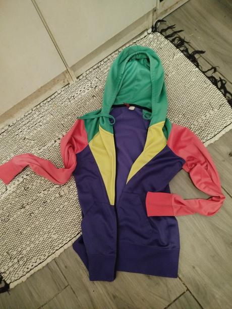 Farebna mikina, h&m,s