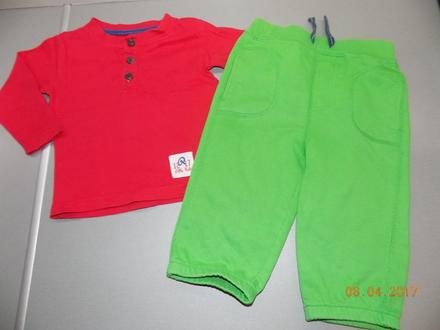 Teplaky + tricko, f&f,80