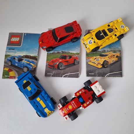 Lego formula , benzinka, policia, kamion, sanitka, 