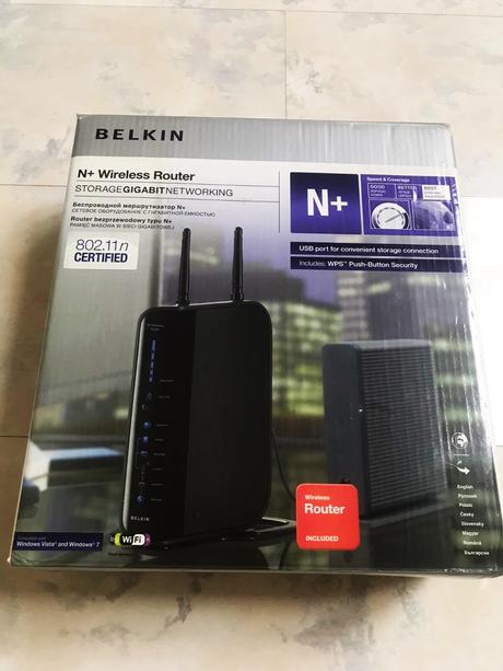 Wifi router belkin n+, belkin