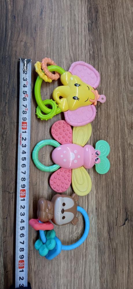 Hrkálky, hryzadlá pre bábätko 3ks, 