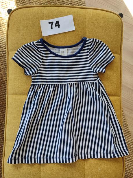 Šaty mix- veľkosť 74 - 1 e/ ks, 74