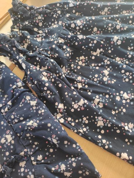 Šaty tmavomodré h&m, 92