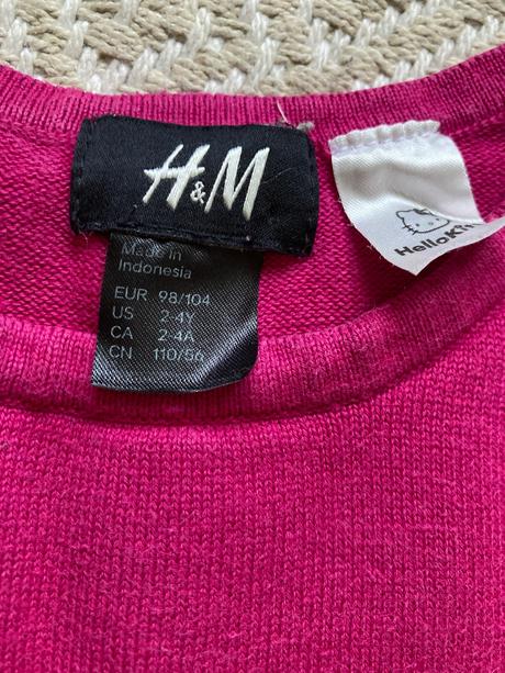 Hello kitty šatky, h&m,104