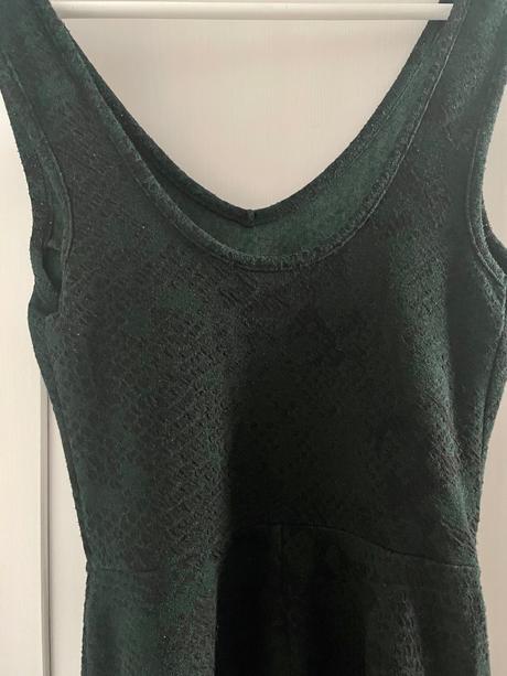 Tmavozelené šiatky topshop, topshop,34