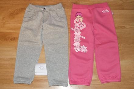 2x teplaky top stav, f&f,104