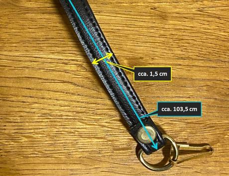 Ramienok / popruh na kabelku - čierny,