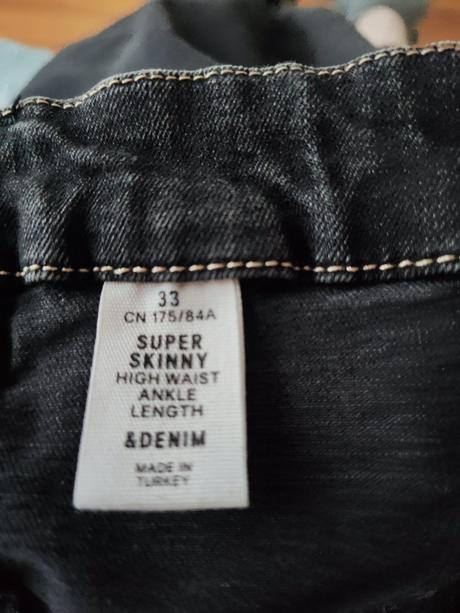 Elastické rifle, h&m,xl