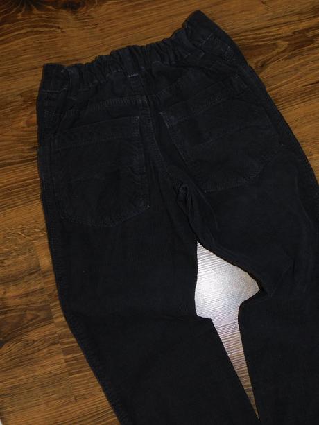 Tmavošedé kordové nohavice m&s, kolekcia autograph, marks & spencer,116