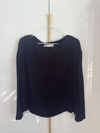 Dámsky čierny top zara, zara,s