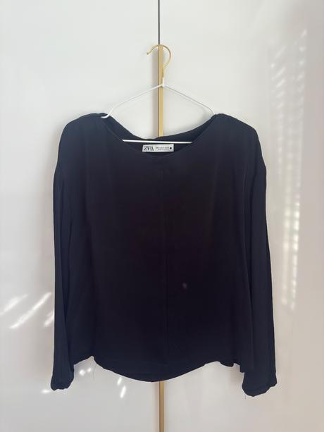 Dámsky čierny top zara, zara,s