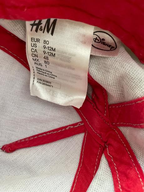 Šiltovka mickey 80, h&m,80