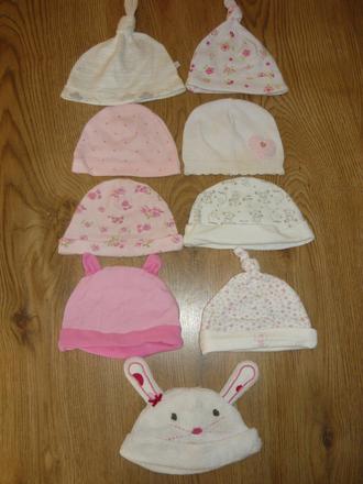 Čiapky pre novorodencov -56/62, 62