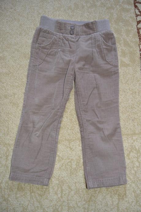 Menčestrové nohavice pre dievčatá, cherokee,98