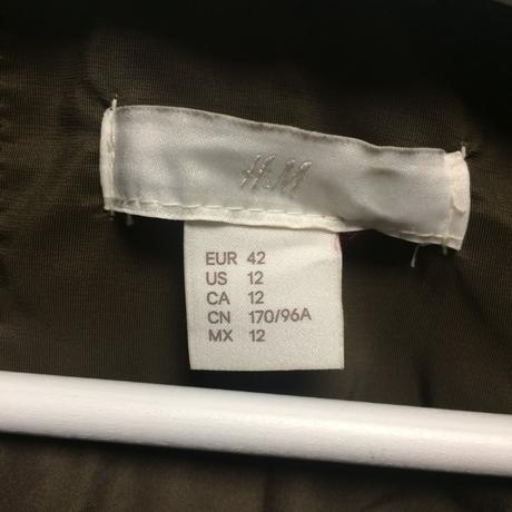Bunda zimná dámska h&m č.42, m, 170/96a, h&m,m