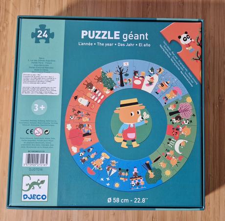 Djeco puzzle 24ks rocne obdobia, 