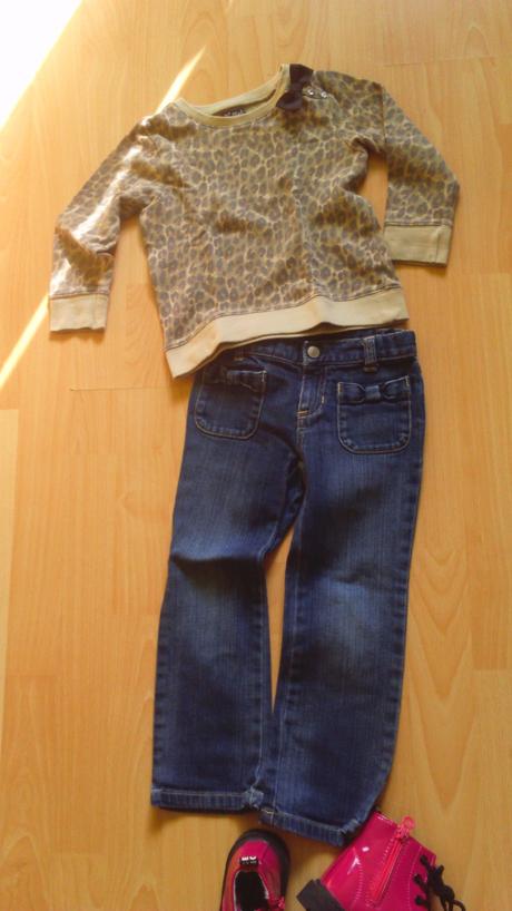 Riflíky old navy, tričko next, next,98