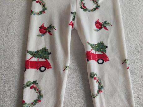 Vianočné velurové tepláky veľ.92, 92