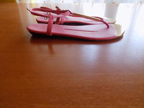 Dámske červenoružové sandale č.40, 40