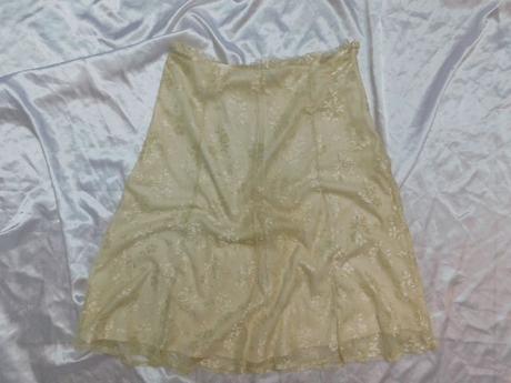 Velmi pekna čipkovana sukna na slavnost, h&m,42