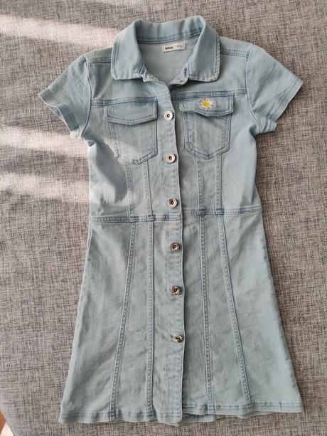 Predám riflové šaty č. 140, sinsay,140