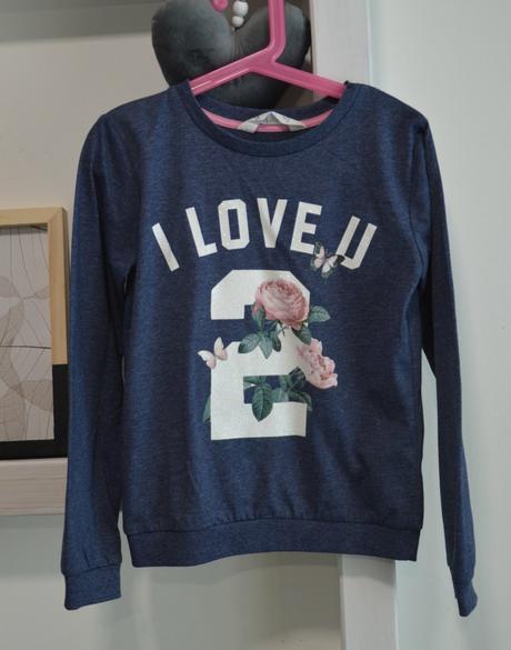 Tenšia mikinka 122/128, h&m,122
