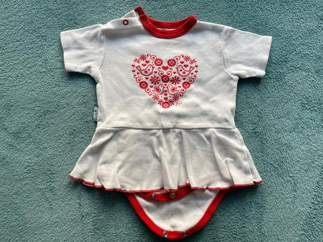 Body šaty so srdiečkom, japitex,74