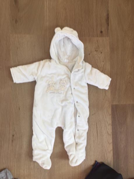 Detský teplý overal, veľ. 6 - 9 mes, f&f,74