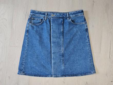 Riflová sukňa cos veľkosť 42, cos,l