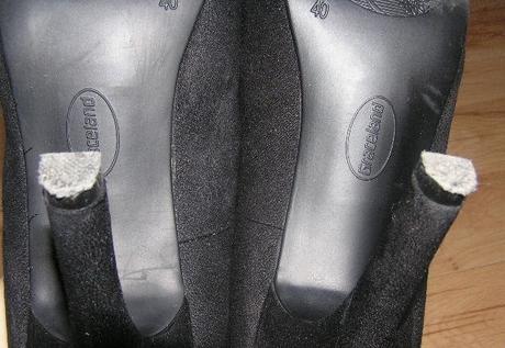 Čierne lodičky so skrytou platformou, graceland,40